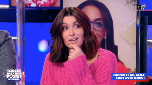 Jenifer Bartoli, invitée dans l'émission "Touche pas à mon poste" sur C8.