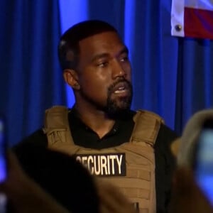 Présidentielle américaine à Los Angeles: le candidat Kanye West fond en larmes pour son premier meeting!
