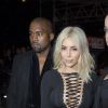 Kanye West, Kim Kardashian et Katy Perry - People au défilé de mode Givenchy prêt-à-porter Automne-Hiver 2015-2016 à Paris le 8 mars 2015. 