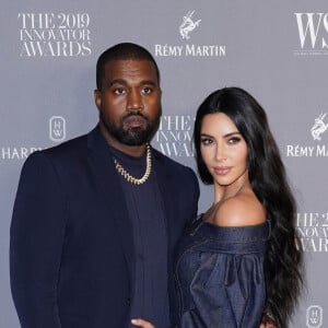 Kanye West et sa femme Kim Kardashian - Les célébrités lors de la soirée WSJ Innovators Awards au musée d'Art Moderne à New York