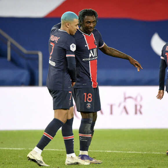 Kylian Mbappé lors du match de football PSG - Lorient (2-0) en ligue 1 Uber Eats au Parc des Princes à Paris le 16 décembre 2020. © FEP / Panoramic / Bestimage