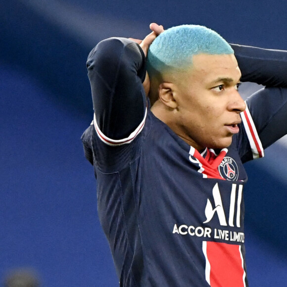 Kylian Mbappé lors du match de football PSG - Lorient (2-0) en ligue 1 Uber Eats au Parc des Princes à Paris le 16 décembre 2020. © FEP / Panoramic / Bestimage