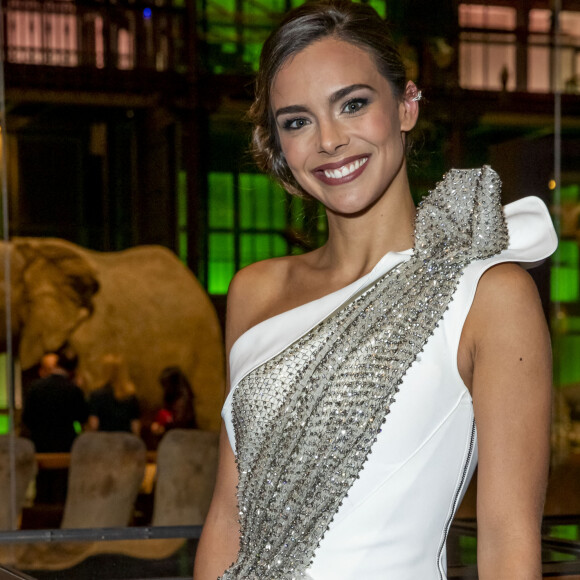 Exclusif - Marine Lorphelin - Dîner de Gala Biodiversité en Danger, Ocean par le Museum National d'Histoire Naturelle à la Grande Galerie de l'Evolution à Paris, le 5 novembre 2019. © Olivier Borde/Bestimage
