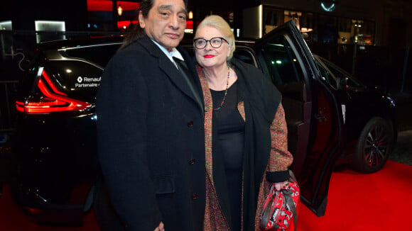 Josiane Balasko et son mari George Aguilar à la 45e cérémonie des César.