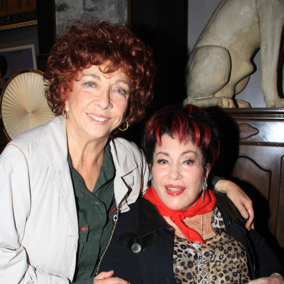 Charlotte Julian, Rika Zaraï - Soirée organisée en l'honneur de Rika Zaraï pour la sortie de son CD "Anthologie" au Phono Museum à Paris le 21 octobre 2019. © Philippe Baldini/Bestimage