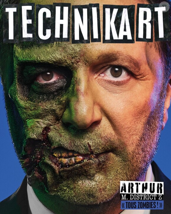 Arthur en couverture d'un supplément de "Technikart" sur "Dsitrict Z".