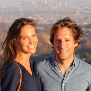 Ophélie Meunier et son mari Mathieu Vergne. Photo souvenir publiée le 27 novembre 2020.