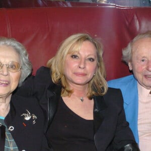 Véronique Sanson et ses parents Colette et René - Véronique Sanson fête son anniversaire à L'Etoile.