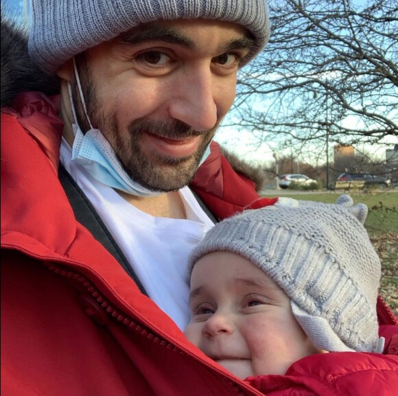 Andrew Kaczynski et sa fille Francesca sur Instagram.