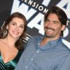 Camille Lacourt et sa compagne Alice Detollenaere (ex Miss Bourgogne) - Avant-première du film "Star Wars : L'ascension de Skywalker" au cinéma Le Grand Rex à Paris © Coadic Guirec/Bestimage