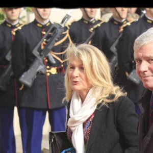 Bruno Masure - Cérémonie de passation de pouvoir au Palais de l'Elysée. Le 15 mai 2012.