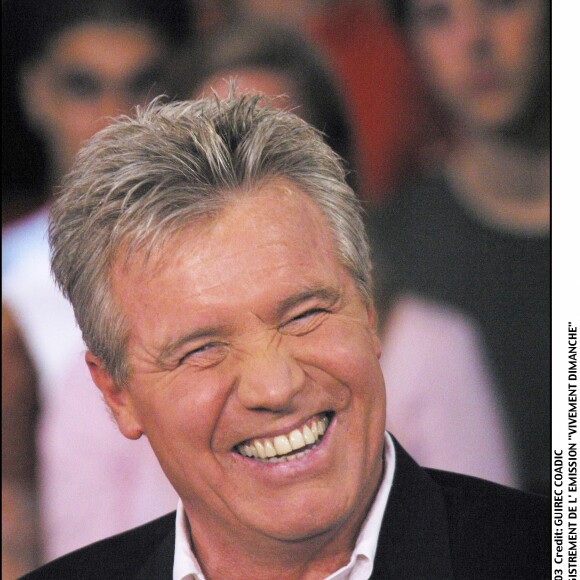 Bruno Masure - Enregistrement de l'émission "Vivement dimanche".