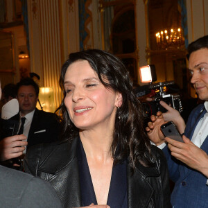 Exclusif - Juliette Binoche et sa fille Hannah Magimel - Juliette Binoche reçoit le "French Cinema Award Unifrance" au Ministère de la Culture à Paris, le 19 janvier 2018. © Veeren/Bestimage