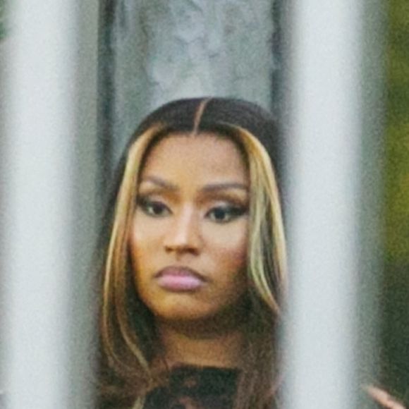 Exclusif - Nicki Minaj enceinte se rend à une séance photo dans le quartier de West Hollywood à Los Angeles pendant l'épidémie de coronavirus (Covid-19), le 20 juillet 2020