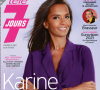 Karine Le Marchand en couverture du dernier numéro de "Télé 7 jours" paru le 4 janvier 2021
