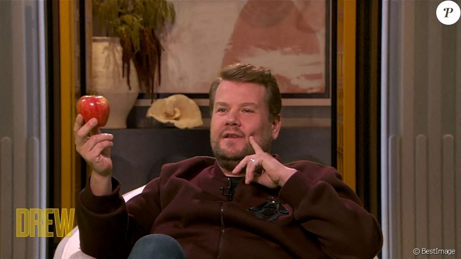 Drew Barrymore et James Corden montrent les trucages possibles du fond