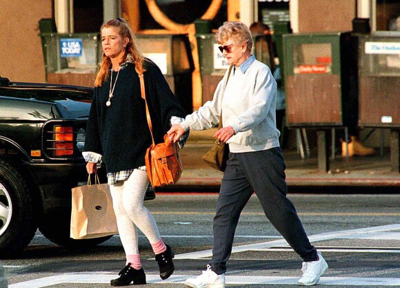 Angela Lansbury et sa fille Deirdre font du shopping à Santa Monica.