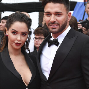 Nabilla Benattia (enceinte) et son mari Thomas Vergara - Montée des marches du film "A Hidden Life" lors du 72ème Festival International du Film de Cannes, le 19 mai 2019. 9