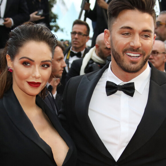 Nabilla Benattia (enceinte) et son mari Thomas Vergara - Montée des marches du film "A Hidden Life" lors du 72ème Festival International du Film de Cannes, le 19 mai 2019. © Denis Guignebourg/Bestimage 