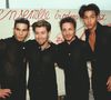 Marlon, Chris, Mika et Gérald du groupe G-Squad - "La paix, j'y crois, j'y vais" à Paris.