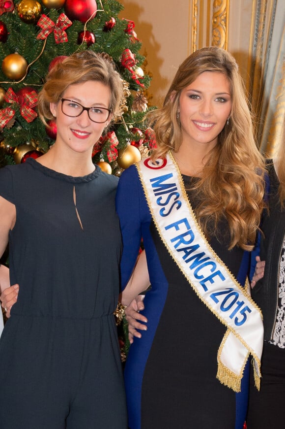 Mathilde Cerf et Camille Cerf (Miss France 2015 ) - Anniversaire surprise ( 20 ans) de Miss France 2015, Camille Cerf et de sa soeur jumelle Mathilde au Shangri-La Hotel Paris.