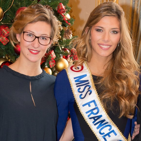 Mathilde Cerf et Camille Cerf (Miss France 2015 ) - Anniversaire surprise ( 20 ans) de Miss France 2015, Camille Cerf et de sa soeur jumelle Mathilde au Shangri-La Hotel Paris.