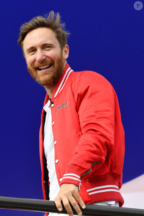 David Guetta lors de la remise de prix du Grand Prix de France de Formule 1 au Castellet le 24 juin 2018. © Bruno Bebert / Bestimage 