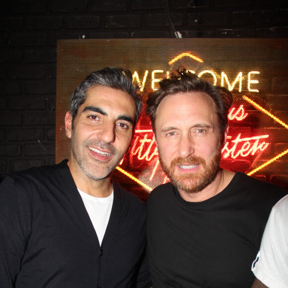 Exclusif - Ary Abittan, David Guetta - Soirée au bar, club "Titty Twister" à Paris le 2 novembre 2017. © Philippe Baldini/Bestimage 