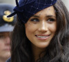 Meghan Markle, duchesse de Sussex, assiste au 'Remembrance Day', une cérémonie d'hommage à tous ceux qui sont battus pour la Grande-Bretagne, à Westminster Abbey, le 7 novembre 2019.