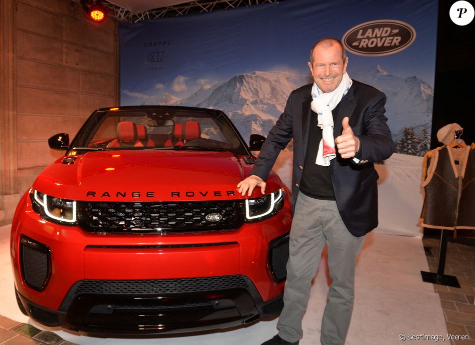 Hubert Auriol - People à la présentation exclusive du Range Rover "EVOQUE Cabriolet" à la Maison Chapal à Paris. Le 28 janvier 2016 © Veeren / Bestimage