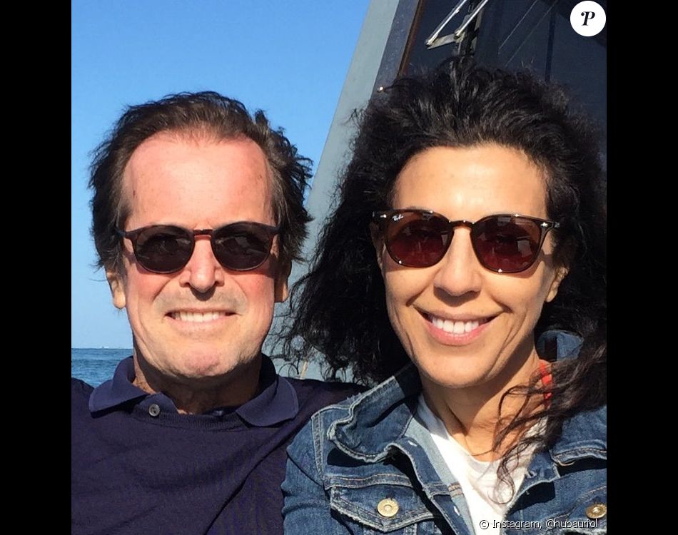 Hubert Auriol et sa compagne Soumia Malinbaum