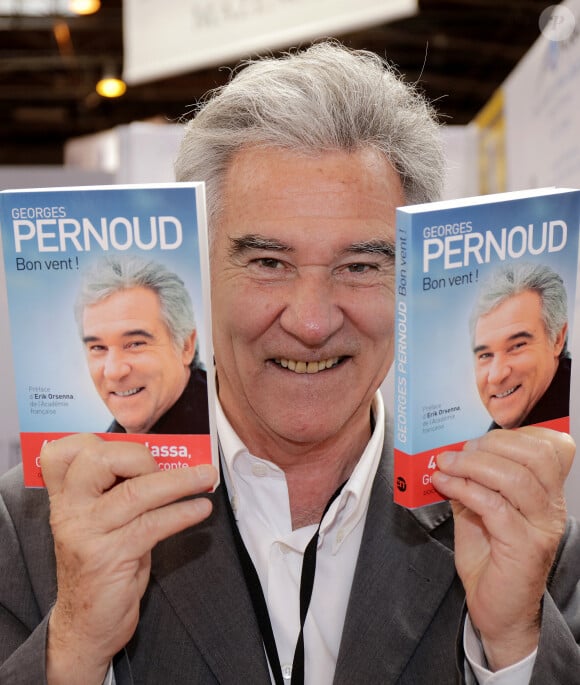 Georges Pernoud lors de la 37ème édition du Salon du livre au parc des expositions, à la porte de Versailles, à Paris, France, le 25 mars 2017. © Cédric Perrin/Bestimage 