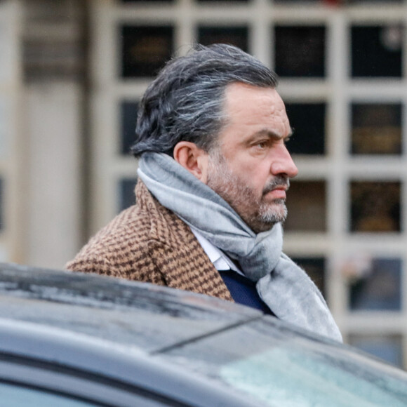 Yves Camdeborde - Obsèques de Sébastien Demorand à la Coupole du crématorium du cimetière du Père-Lachaise à Paris, France, le 31 janvier 2020.