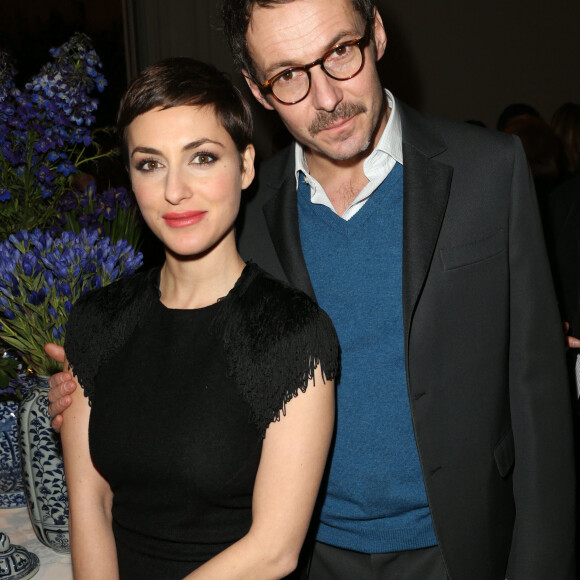 Julien Boisselier, Clémence Thioly - Soirée en l'honneur de D. Chipperfield pour l'ouverture du Flagship Valentino, à l'hôtel Salomon de Rothschild à Paris. Le 5 mars 2013.