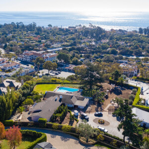 Exclusif - Vues aériennes de la nouvelle maison de Rob Lowe à Santa Barbara le 14 novembre 2020.