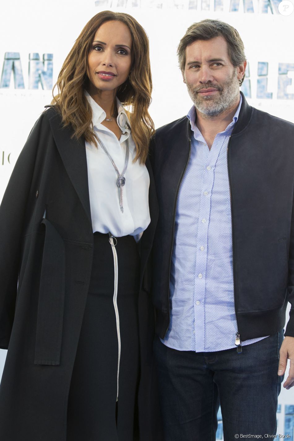 Sonia Rolland et son compagnon Jalil Lespert - Avant-première du film "Valérian et la Cité des mille planètes" de L. Besson à la Cité du Cinéma à Saint-Denis, le 25 juillet 2017. © Olivier Borde/Bestimage