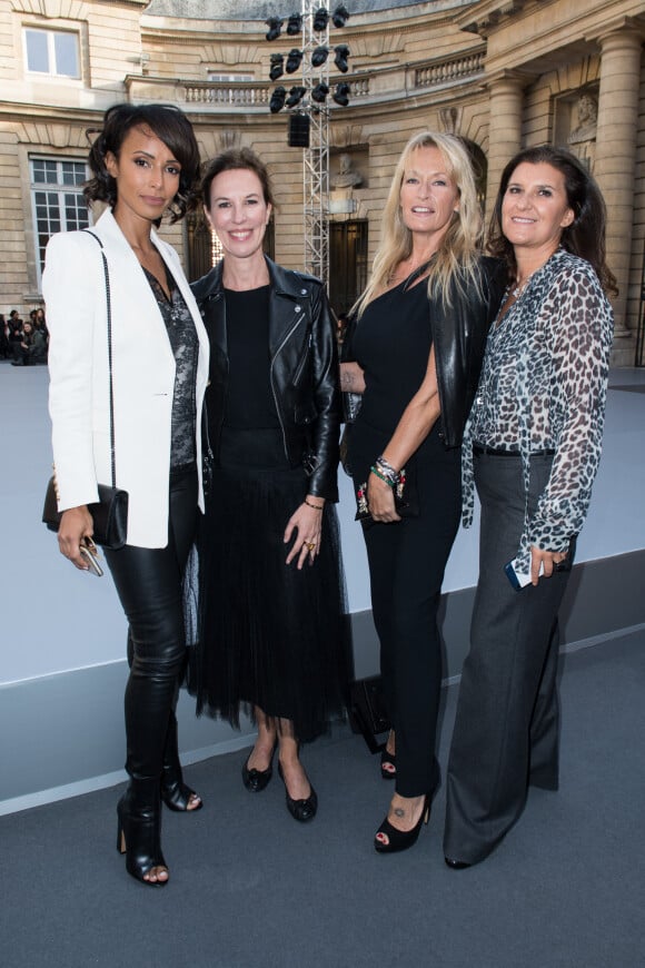 Sonia Rolland, Estelle Lefébure, Delphine Viguier-Hovasse - Les people au défilé L'Oréal Paris 2019 à la Monnaie de Paris le 28 septembre 2019 pendant la fashion week.