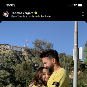 Thomas Vergara partage des photos de son couple avec Nabilla pour leur huit ans d'amour - Snapchat, 13 janvier 2021