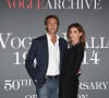 Le prince Emmanuel Philibert de Savoie et Clotilde Courau (princesse de Savoie) - Photocall de la soirée "Vogue 50 Archive" à Milan. Le 21 septembre 2014 