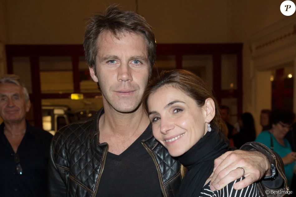 Exclusif - Le prince Emmanuel Philibert de Savoie et la princesse Clotilde (Courau) au Théâtre de Paris pour les 70 ans de Johnny Hallyday. Le 15 juin 2013