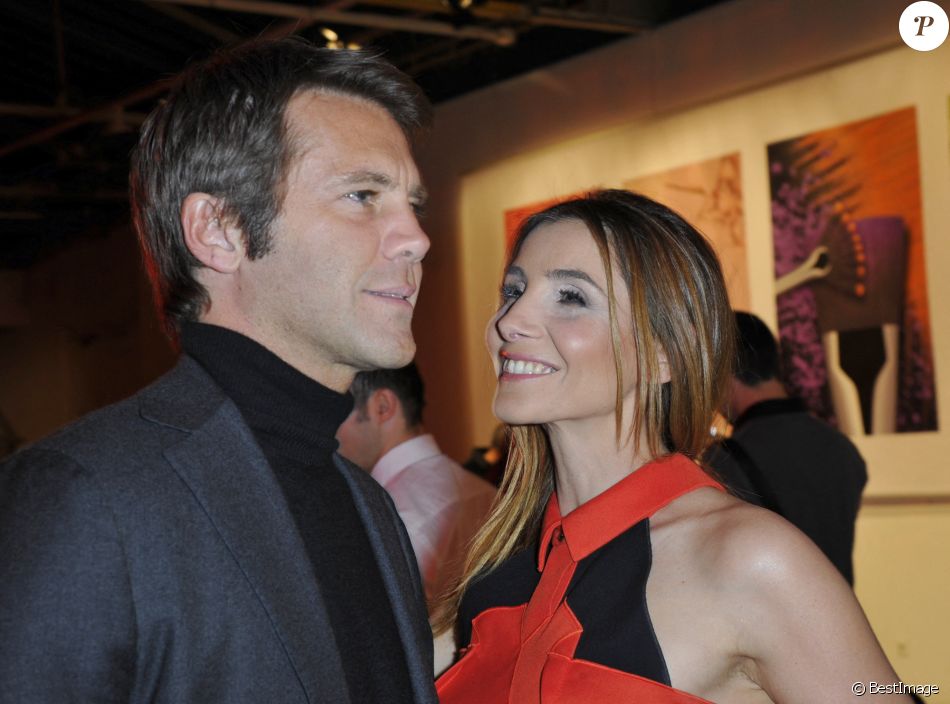 Le Prince Emmanuel-Philibert de Savoie et la princesse de Savoie Clotilde Courau - Soirée "Make Up For Ever" au Palais de Tokyo à Paris le 31 Janvier 2013.