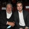 Jean-Pierre Castaldi et son fils Giovanni Castaldi lors de la cérémonie de clôture et remise de prix du Festival du film Francophone d'Angoulême 2020 le 2 septembre 2020. © Coadic Guirec / Bestimage