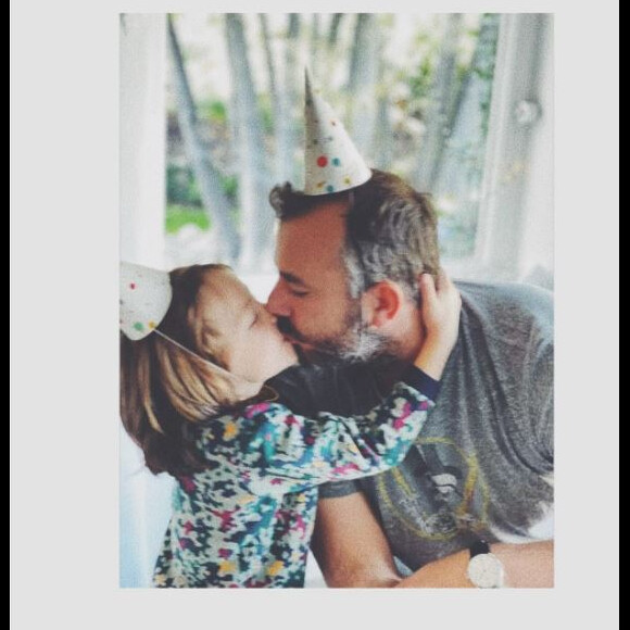 Mélanie Maudran partage une photo de son mari et de l'un de ses fils, le 17 janvier 2021