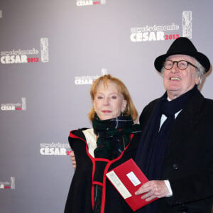Claude Rich et sa femme Catherine Renaudin - 38e Cérémonie des César au théâtre du Châtelet à Paris. Le 22 février 2013.