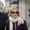 Claude Rich et sa femme Catherine - Obsèques de Bernard Dheran à l'&glise St Roch à Paris. Le 5 février 2012.