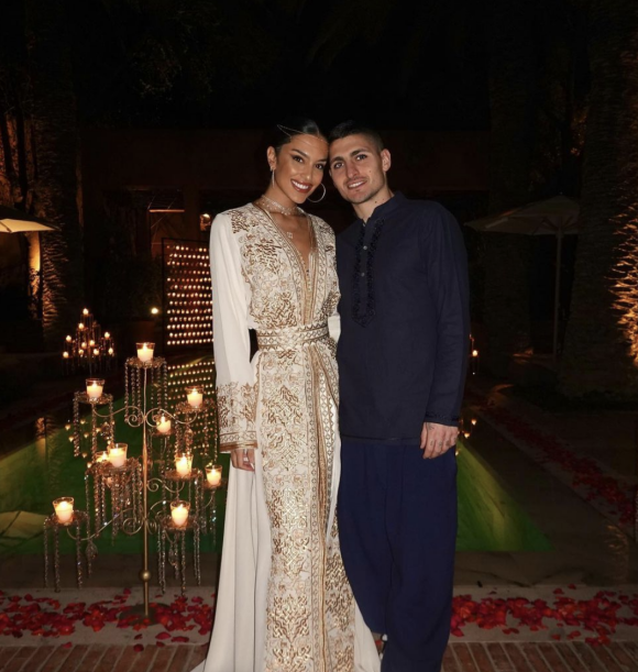 La belle Jessica Aidi, bookeuse des "Marseillais" de W9 à Dubaï, est fiancée au footballeur Marco Verratti.