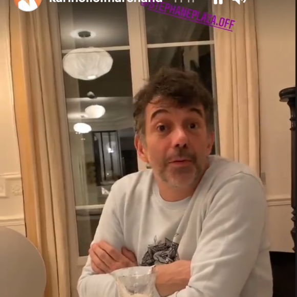 Stéphane Plaza de retour en colocation chez Karine Le Marchand - Instagram, 21 janvier 2021