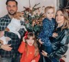 Alexia Mori avec Stéphane et ses filles Margot et Louise, photo Instagram du 24 décembre 2020
