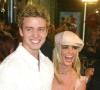 Britney Spears et Justin Timberlake - Première du film "Crossroads" à Los Angeles.