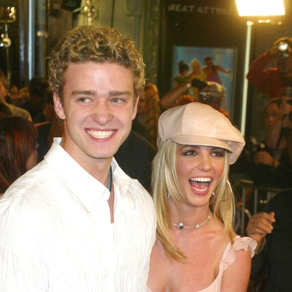 Britney Spears et Justin Timberlake - Première du film "Crossroads" à Los Angeles.